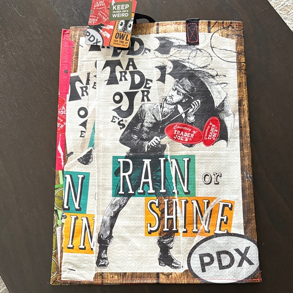 Rain or Shine Portland Trader Joe’s Tote Bag